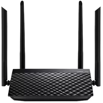 Asus AC1200 Dual-Band Wi-Fi Router/Access Point, External antenna x 4, Coverage: Medium homes 
